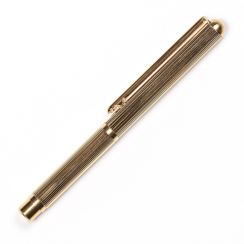 Nespen "Pocky" Mini Pocket Ballpoint Pen Ball Point Pen Nespen Gold Plated Lines 