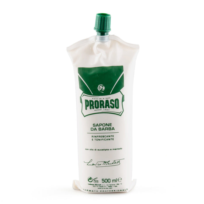 Proraso Green Shaving Cream with Eucalyptus and Menthol, Barbershop Size 500 ml Shaving Cream Proraso 