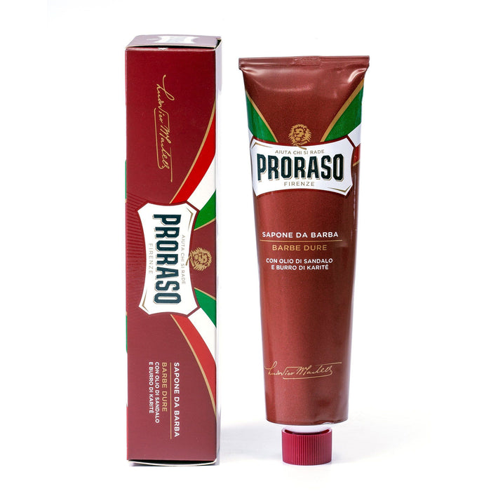 Proraso Red Shaving Cream for Coarse Beard with Sandalwood and Shea Butter Shaving Cream Proraso 