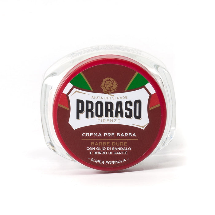 Proraso Red Pre-Post Shave Cream for Coarse Beard with Sandalwood and Shea Butter Pre Shave Proraso 