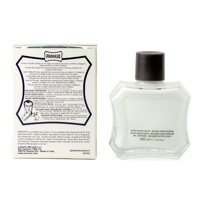 Proraso Blue After Shave Balm with Aloe and Vitamin E Aftershave Proraso 