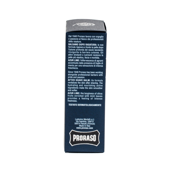 Proraso After Shave Balm, Azur Lime Aftershave Proraso 