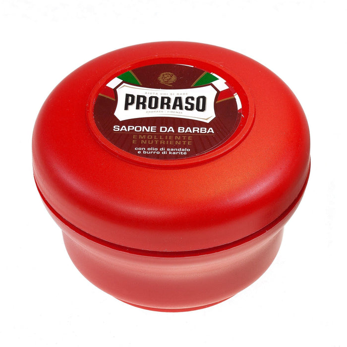 Proraso Red Shaving Soap for Coarse Beard with Sandalwood and Shea Butter Shaving Soap Proraso 