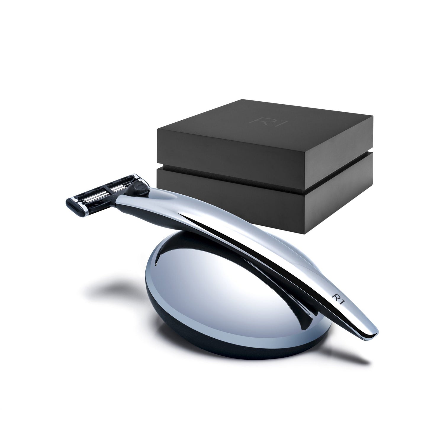 Bolin Webb R1 Prestige Mach3 Chrome Razor and Stand Set Shaving Set Bolin Webb 