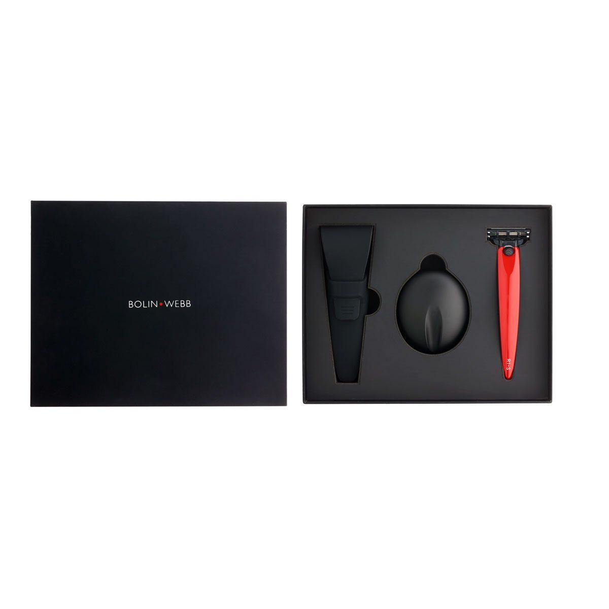 Bolin Webb The Complete R1-S Gift Set, Monza Red Shaving Set Bolin Webb 