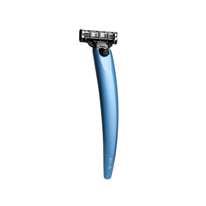 Bolin Webb R1-S Razor Handle for Mach3, Blue 3000 Cartridge Type Safety Razor Bolin Webb 