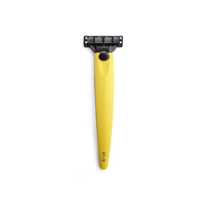 Bolin Webb R1-S Razor Handle for Mach3, Ferrara Yellow Cartridge Type Safety Razor Bolin Webb 