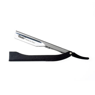 Focus R21 Stainless Steel Shavette Straight Razor, Made in Italy Shavette Focus Stone Coating 