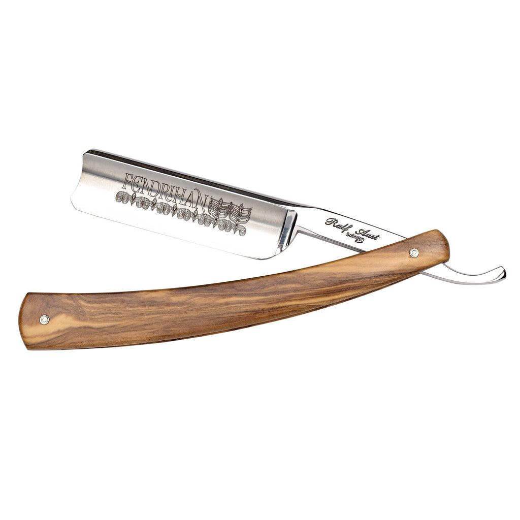 Ralf Aust Limited Edition Fendrihan Straight Razor 6/8”, Olive Wood Scales Straight Razor Discontinued 