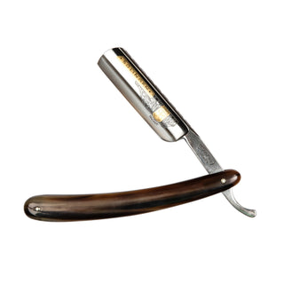 Wacker Best Tradition Straight Razor 6/8", Blonde Horn Handle Straight Razor Discontinued 
