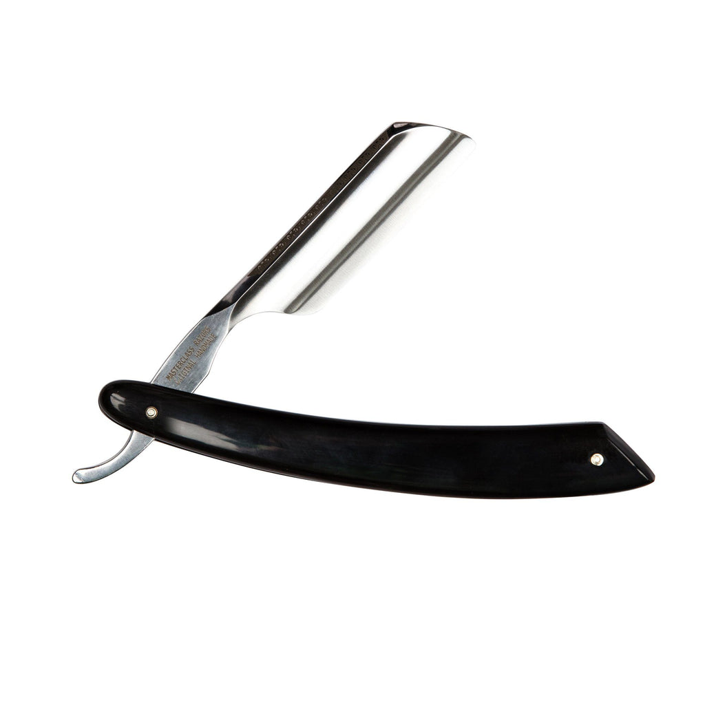 Wacker Chevalier Straight Razor 6/8", Black Horn Handle Straight Razor Wacker 