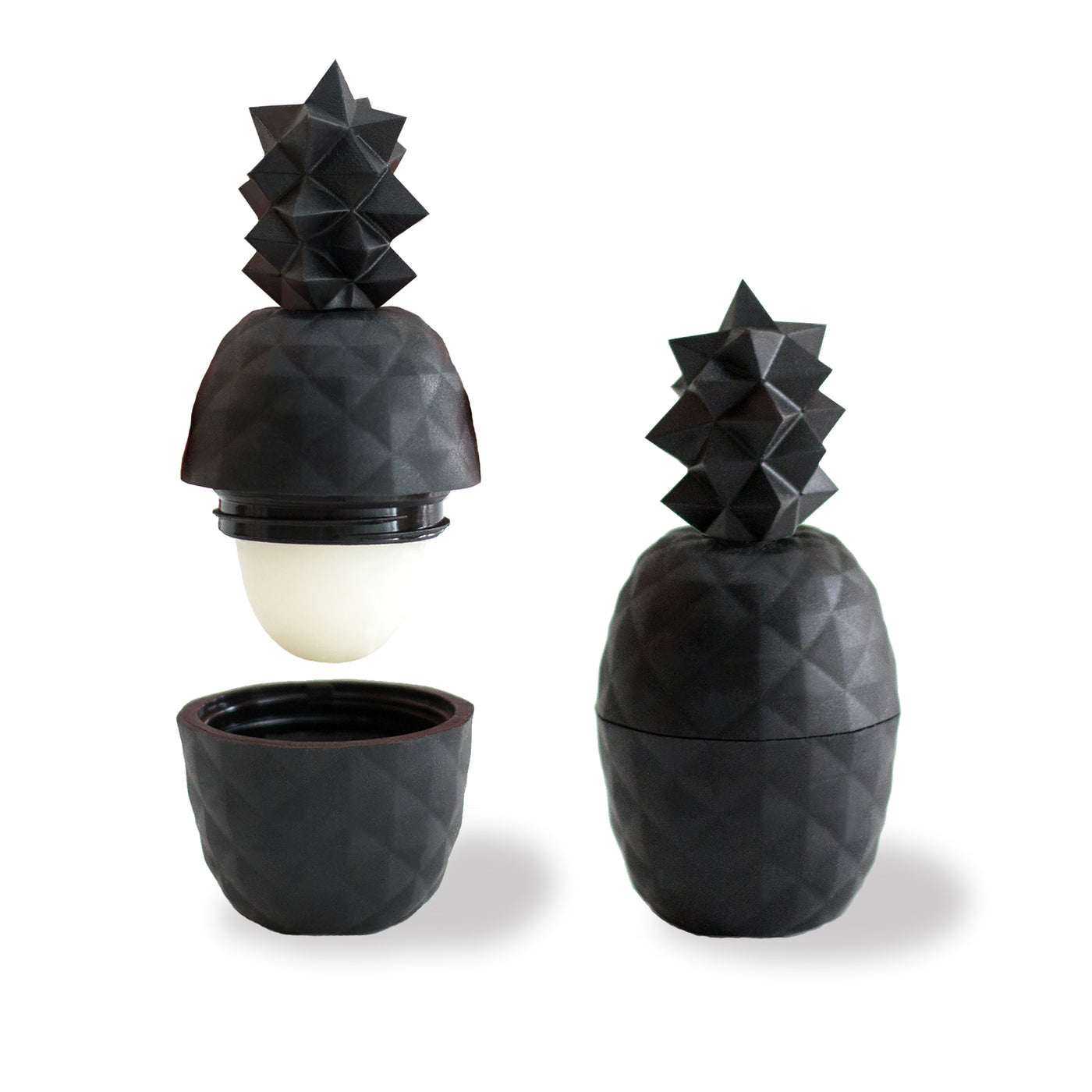 Rebels Refinery Rebel Rose Geometric Pineapple Lip Balm Lip Balm Rebels Refinery Black 