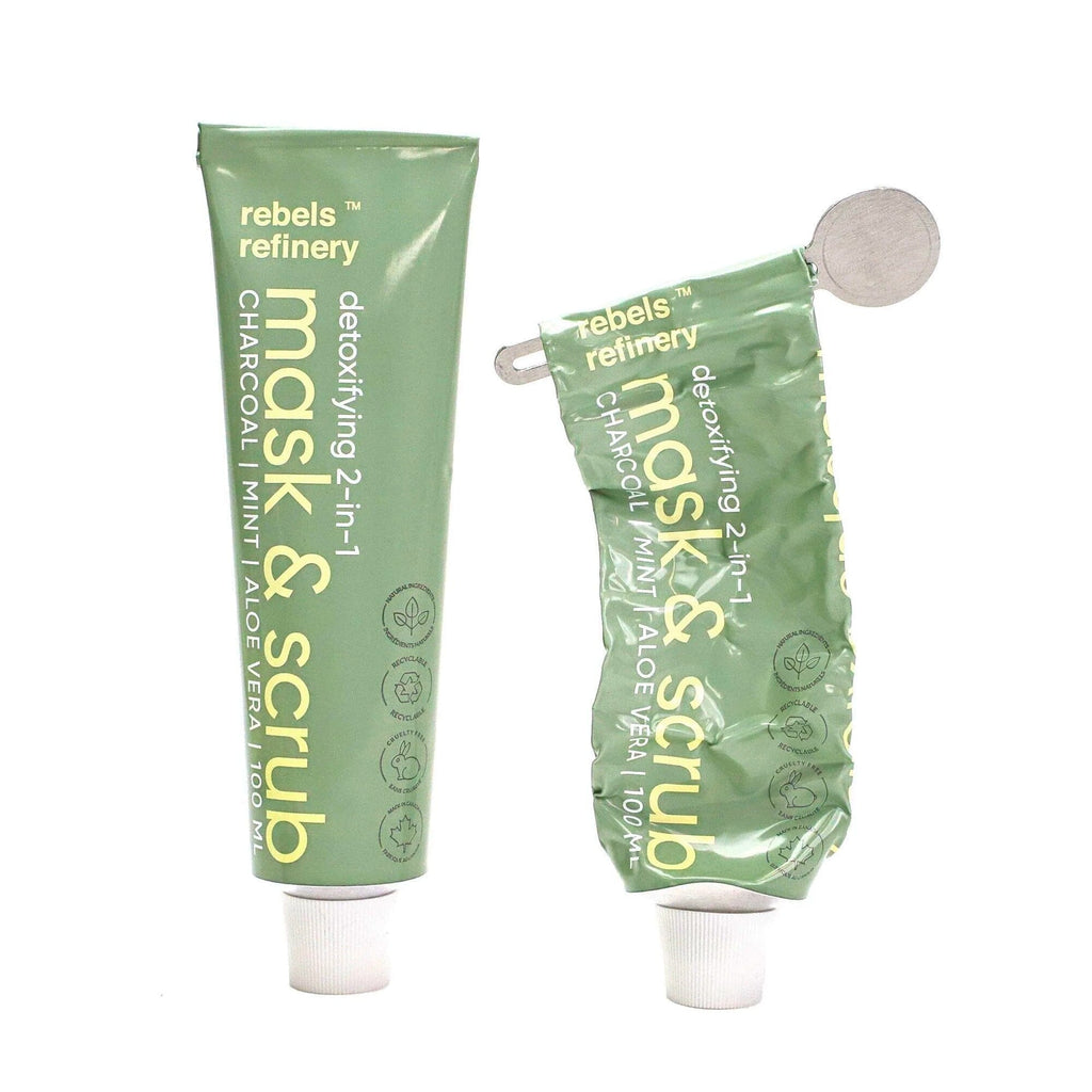 Rebels Refinery Detoxifying 2-in-1 Mask & Scrub Face Cleansers Masks and Scrubs Rebels Refinery 