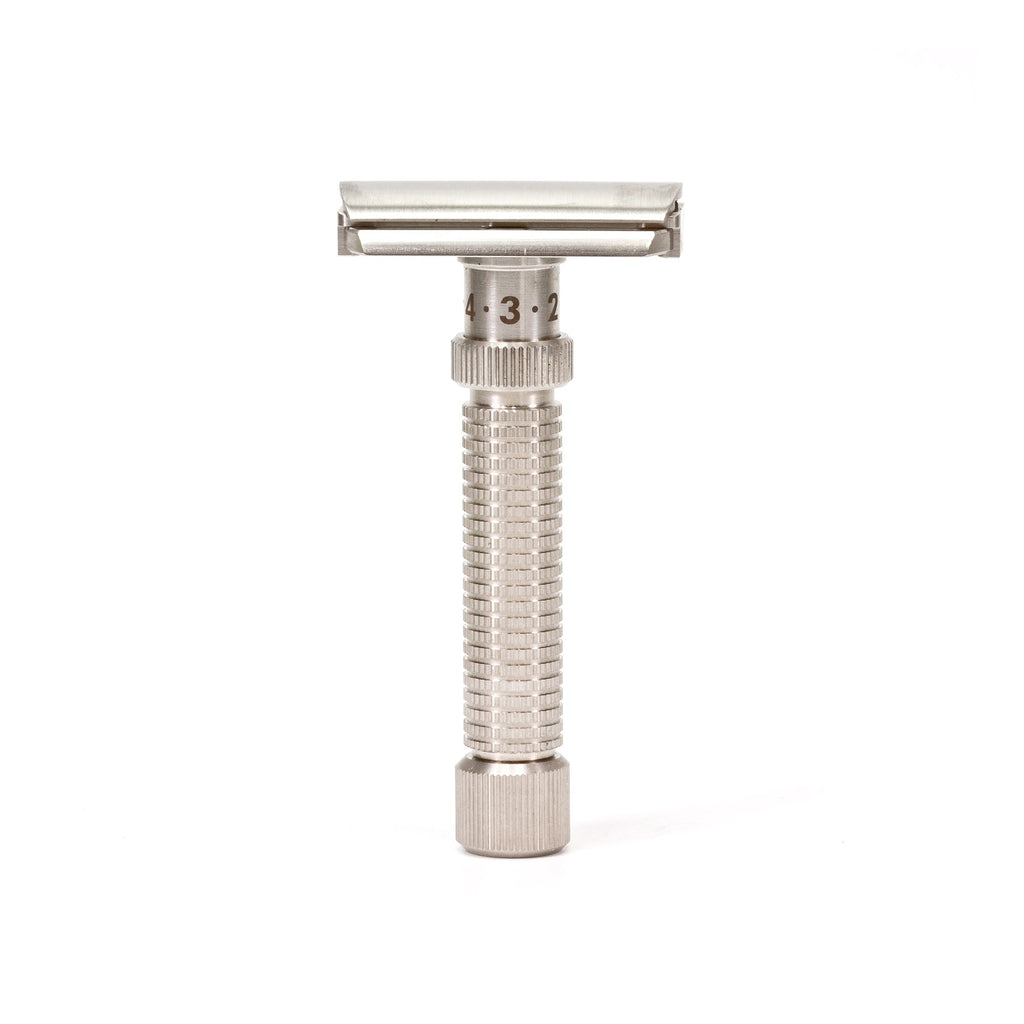 REX Supply Co. Ambassador Adjustable Stainless Steel Razor Double Edge Safety Razor REX 