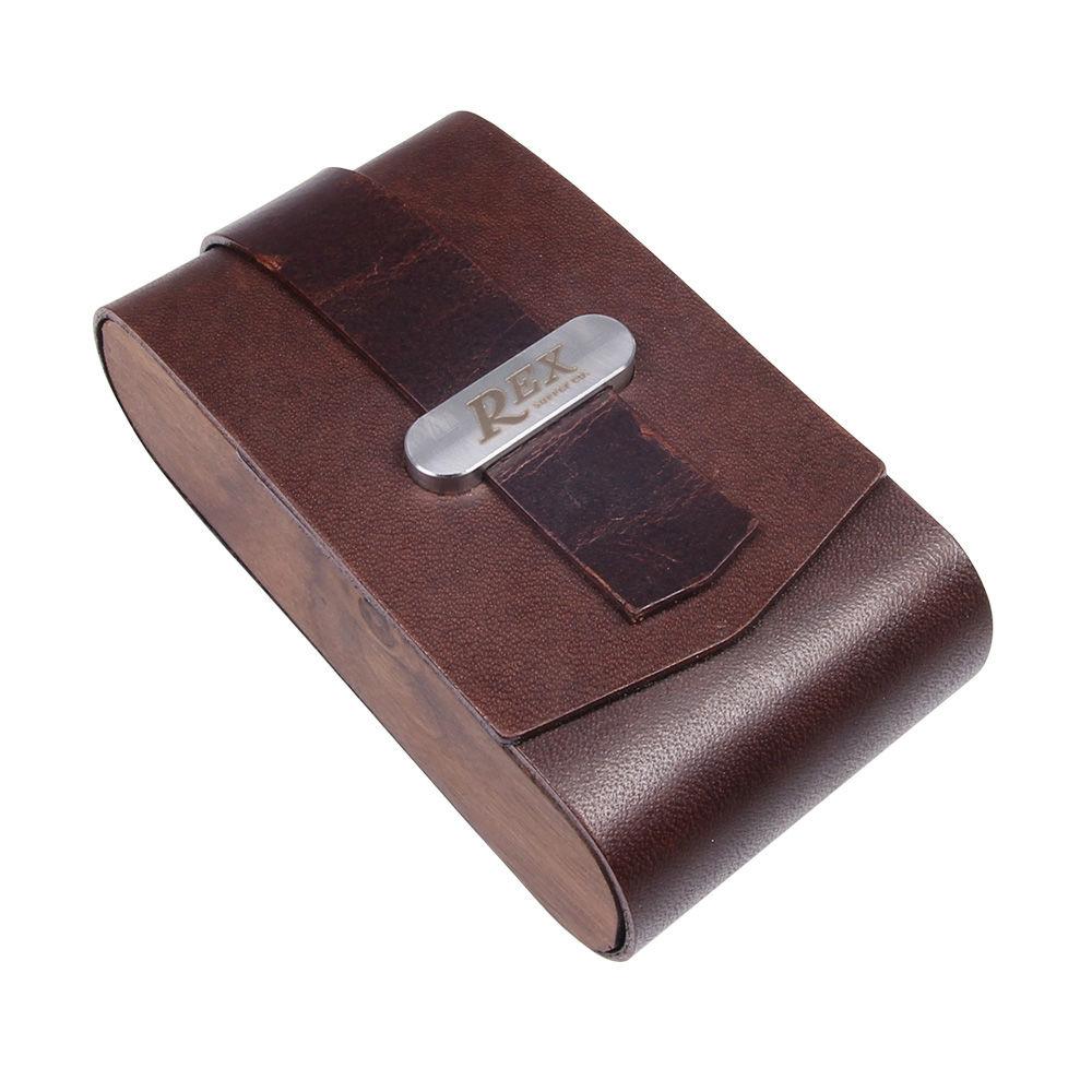 REX Supply Co. Ambassador DE Safety Razor Case Leather Razor Case Other 