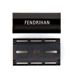 Fendrihan Stainless Steel Closed Comb Safety Razor Head with Black PVD Coating, Glossy Double Edge Safety Razor Head Fendrihan 
