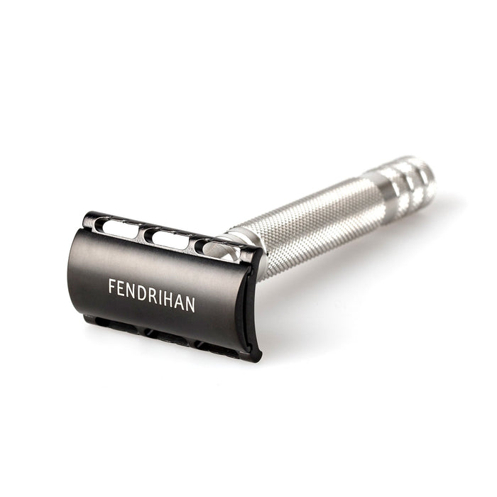 Fendrihan Stainless Steel Safety Razor with Black PVD Coated Head, Matte Fendrihan 