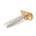 Fendrihan Stainless Steel Safety Razor with Gold PVD Coated Head, Limited Edition Double Edge Safety Razor Head Fendrihan 