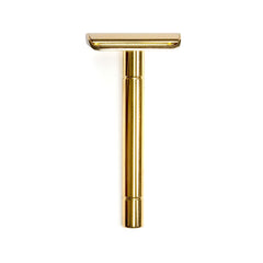 RMK Solingen Stainless Steel Double Edge Safety Razor, Gold-Plated Double Edge Safety Razor RMK Solingen 