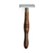 RMK Solingen Ergo Single Edge Stainless Steel Razor, Walnut Wood Double Edge Safety Razor RMK Solingen 