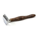 RMK Solingen Ergo Single Edge Stainless Steel Razor, Walnut Wood Double Edge Safety Razor RMK Solingen 