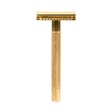 RMK Solingen KR Stainless Steel Double Edge Safety Razor, 24 Karat Gold-Plated Handle Double Edge Safety Razor RMK Solingen 