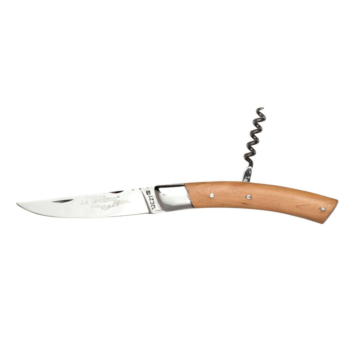 Roger Orfevre Le Thiers 332 Folding Pocket Knife with Corkscrew, Juniper Handle Pocket Knife Roger Orfevre 