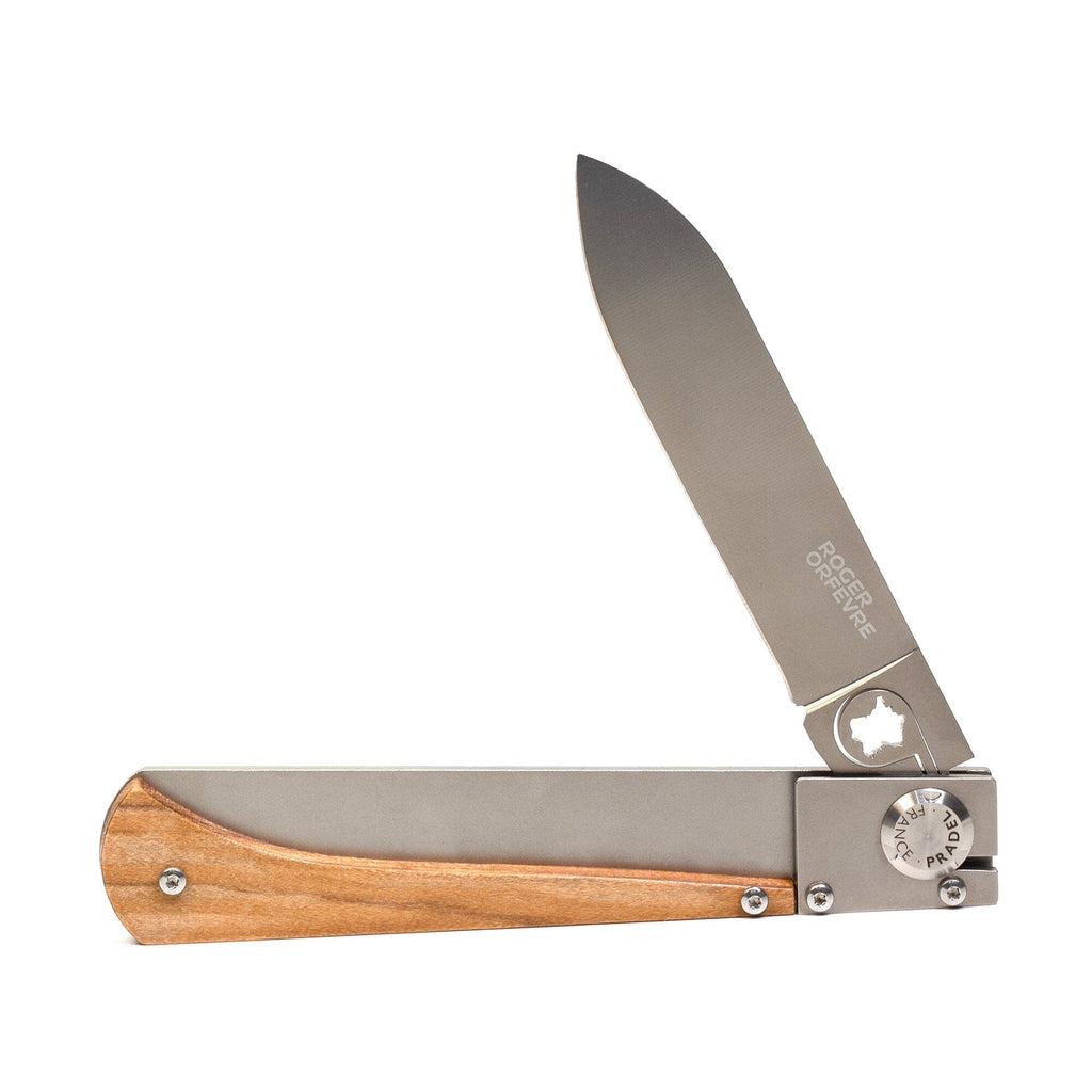 Roger Orfevre 'Pradel' Regional Folding Pocket, Olive Wood Handle Pocket Knife Roger Orfevre 