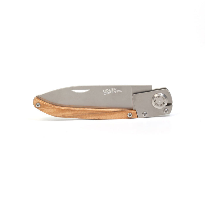 Roger Orfevre 'Occitant' Regional Folding Pocket Knife with Olive Wood Handle Pocket Knife Roger Orfevre 