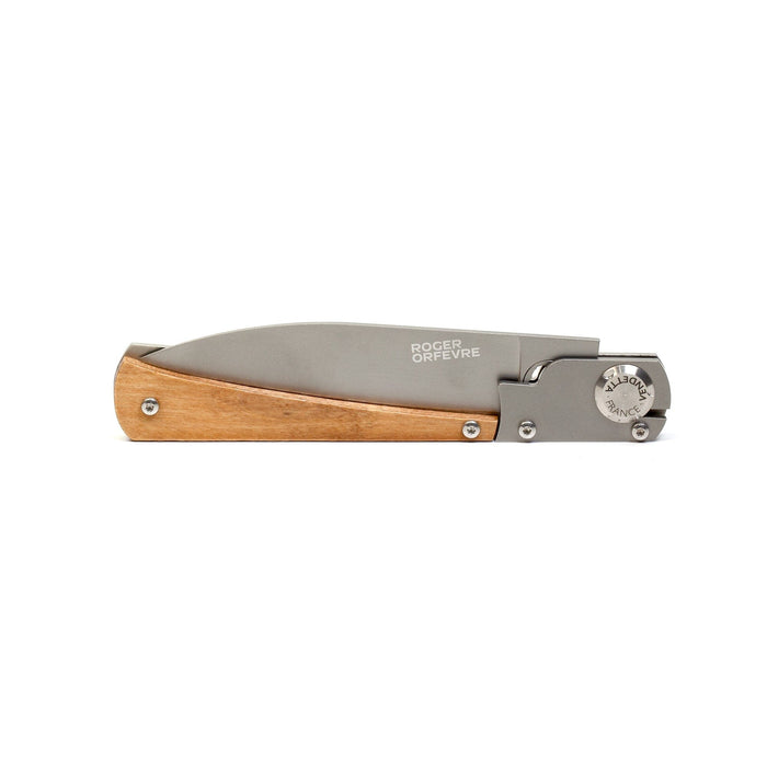 Roger Orfevre's 'Vendetta' Regional Folding Pocket Knife, Olive Wood Handle Pocket Knife Roger Orfevre 