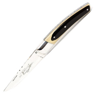 Roger Orfevre Le Thiers 289 Folding Pocket Knife, Black and Natural PaperStone Handle Pocket Knife Roger Orfevre 
