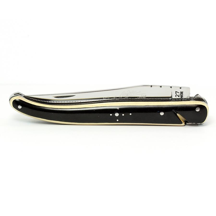 Roger Orfevre Laguiole 346 Folding Pocket Knife, Black and Natural PaperStone Handle Pocket Knife Roger Orfevre 