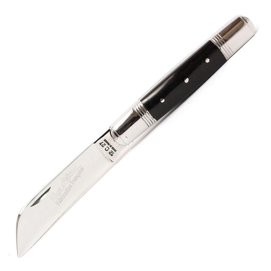 Roger Orfevre Le Tonneau 393 Folding Pocket Knife, Black PaperStone Handle Pocket Knife Roger Orfevre 