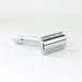 Rockwell 2C Adjustable White Chrome Safety Razor Double Edge Safety Razor Rockwell 