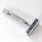 Rockwell 6C Adjustable White Chrome Safety Razor Double Edge Safety Razor Rockwell 