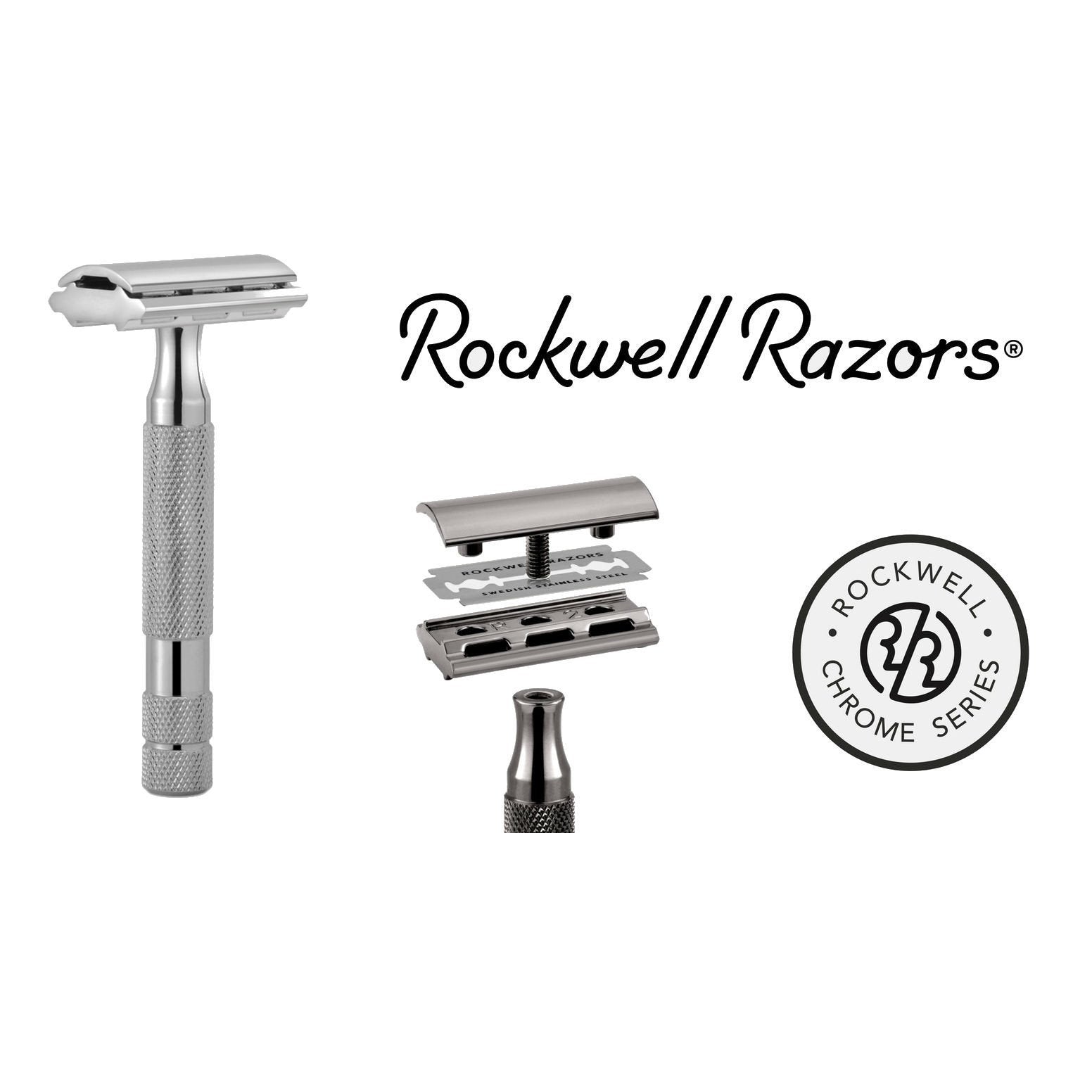 Rockwell 6C Adjustable White Chrome Safety Razor – Fendrihan