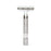 Rockwell 6C Adjustable White Chrome Safety Razor Double Edge Safety Razor Rockwell 