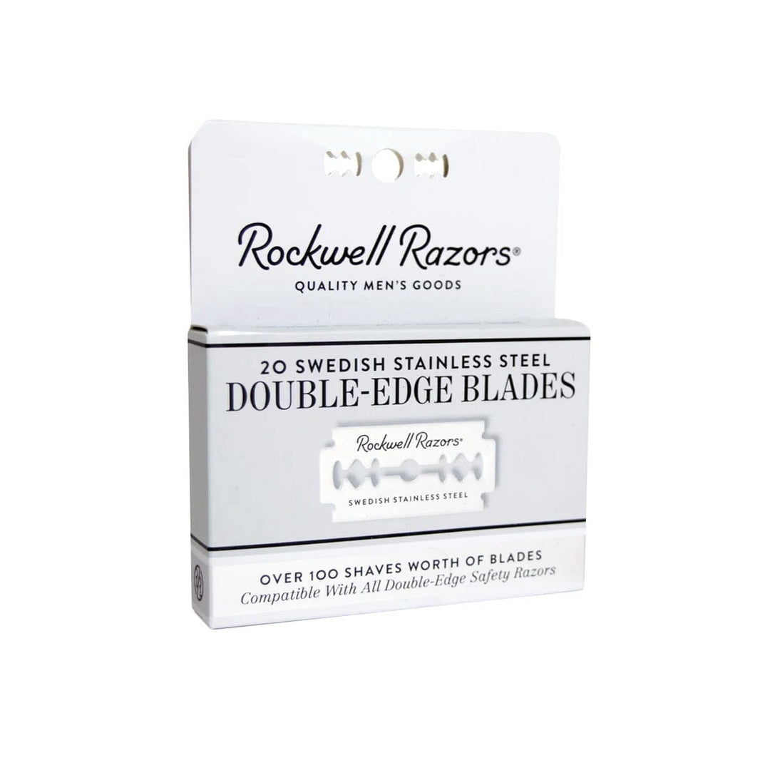 20 Rockwell Double-Edge Stainless Steel Razor Blades – Fendrihan