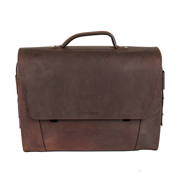 Ruitertassen Classic 2178 Leather Messenger Bag, Ranger Brown Leather Briefcase Ruitertassen 