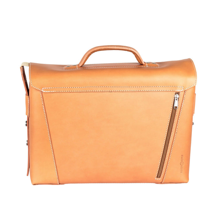 Ruitertassen Classic 2178 Leather Messenger Bag, Natural Leather Briefcase Ruitertassen 