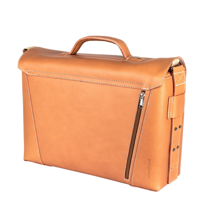 Ruitertassen Classic 2178 Leather Messenger Bag, Natural Leather Briefcase Ruitertassen 