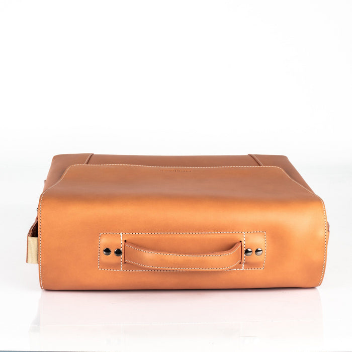 Ruitertassen Classic 2178 Leather Messenger Bag, Natural Leather Briefcase Ruitertassen 