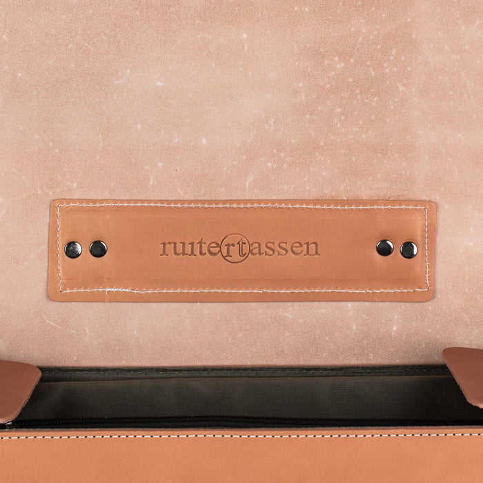Ruitertassen Classic 2178 Leather Messenger Bag, Natural Leather Briefcase Ruitertassen 