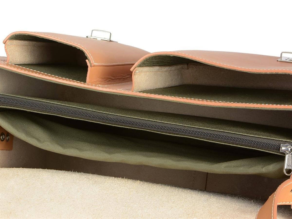 Ruitertassen Classic 2337T Leather Briefcase, Natural Leather Briefcase Ruitertassen 