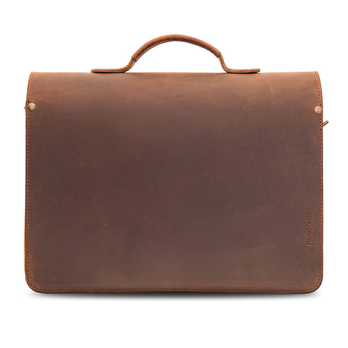 Ruitertassen Classic 2103 Leather Briefcase, Ranger Brown Leather Bag Ruitertassen 