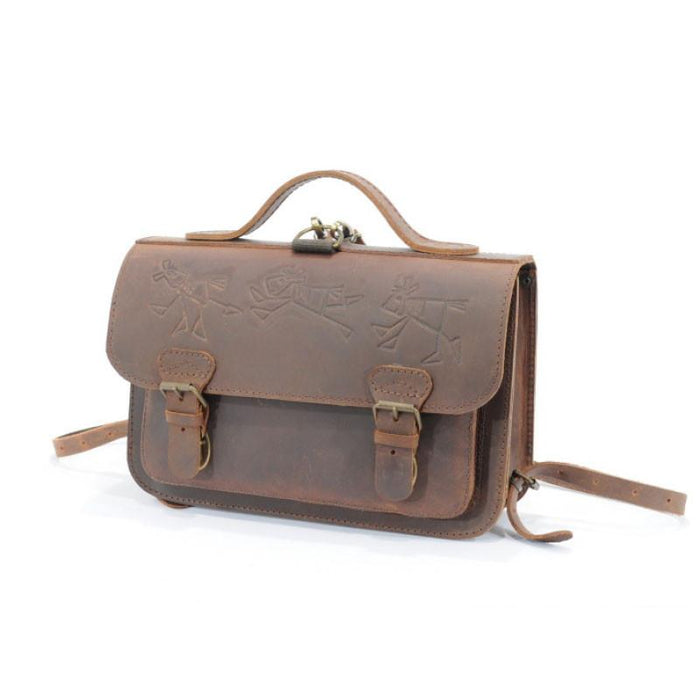 Ruitertassen Classic Kids' School Bag, Brown Leather Bag Ruitertassen 