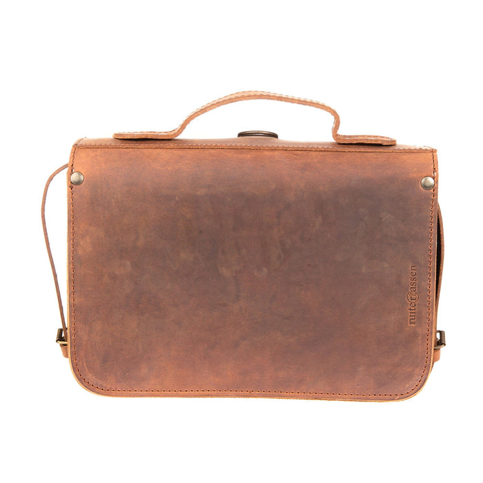 Ruitertassen Classic Kids' School Bag, Brown Leather Bag Ruitertassen 