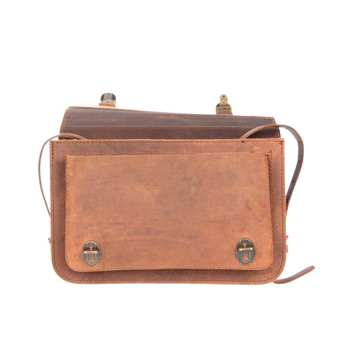Ruitertassen Classic Kids' School Bag, Brown Leather Bag Ruitertassen 