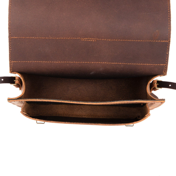 Ruitertassen Classic Kids' School Bag, Brown Leather Bag Ruitertassen 