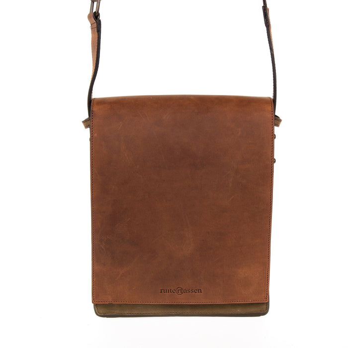 Ruitertassen Leisure Men's Leather Bag Leather Messenger Bag Ruitertassen 